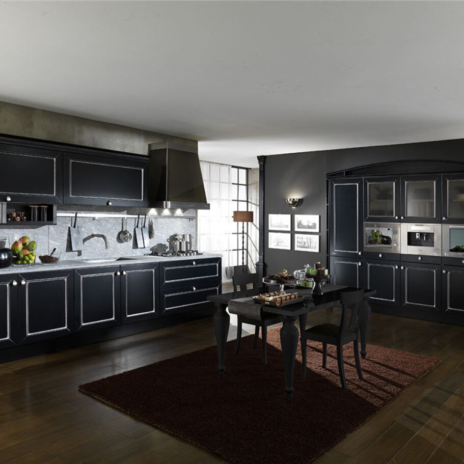 Sua cozinha acomodará esquemas de cores escuras? - Armários HSM, image size:911x911