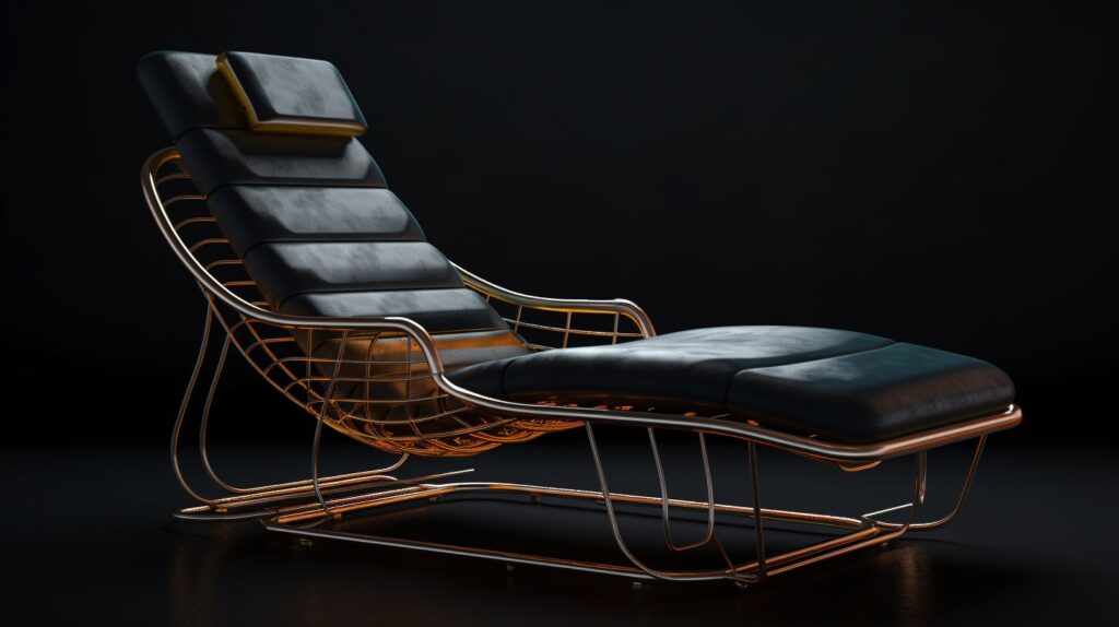 metal chaise lounges
