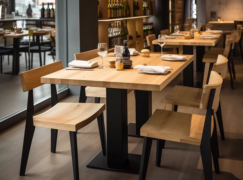 Sophisticated Dining: Modern Restaurant Tables for Contemporary Spaces-3 Elevate Every Meal: Artisan-Made Custom Tables for Restaurants-4
