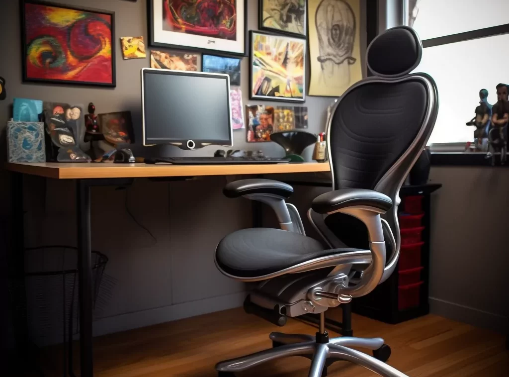 Contemporary Office Furniture Task Chairs - Ergonomic Design, Breathable Mesh Back, Adjustable Height-5 Tailored Office Task Chair - Leather Finish, Memory Foam Cushioning, Custom Color Options-3