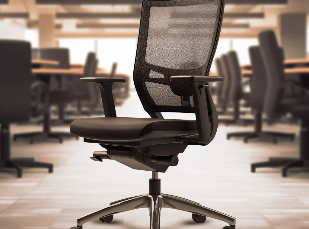 Contemporary Office Chairs - Ergonomic Design, Sleek Black Mesh, Adjustable Features-2 Bespoke Office Chair Designs - Handcrafted, Eco-friendly Material, Multiple Color Choices-4