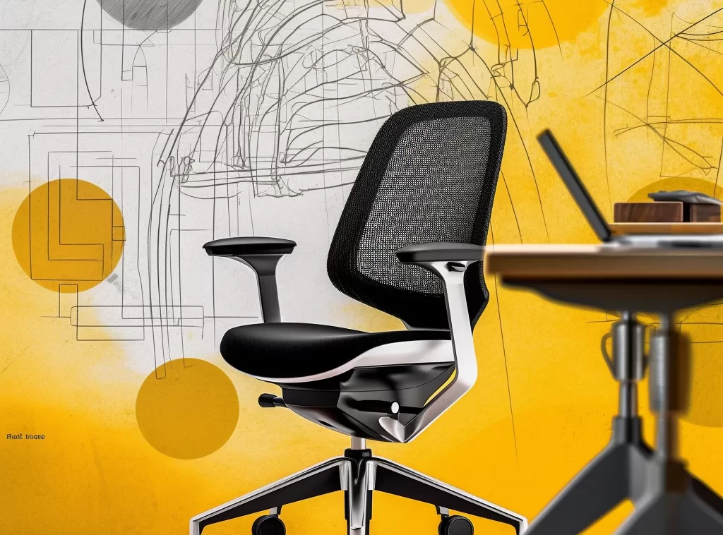 Contemporary Office Chairs - Ergonomic Design, Sleek Black Mesh, Adjustable Features Bespoke Office Chair Designs - Handcrafted, Eco-friendly Material, Multiple Color Choices-2