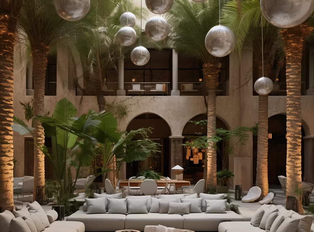 Luxury Hotel Lobby Outdoor Seating - Premium Design for Modern Spaces-1 Luxury Hotel Lobby Outdoor Seating - Premium Design for Modern Spaces-1