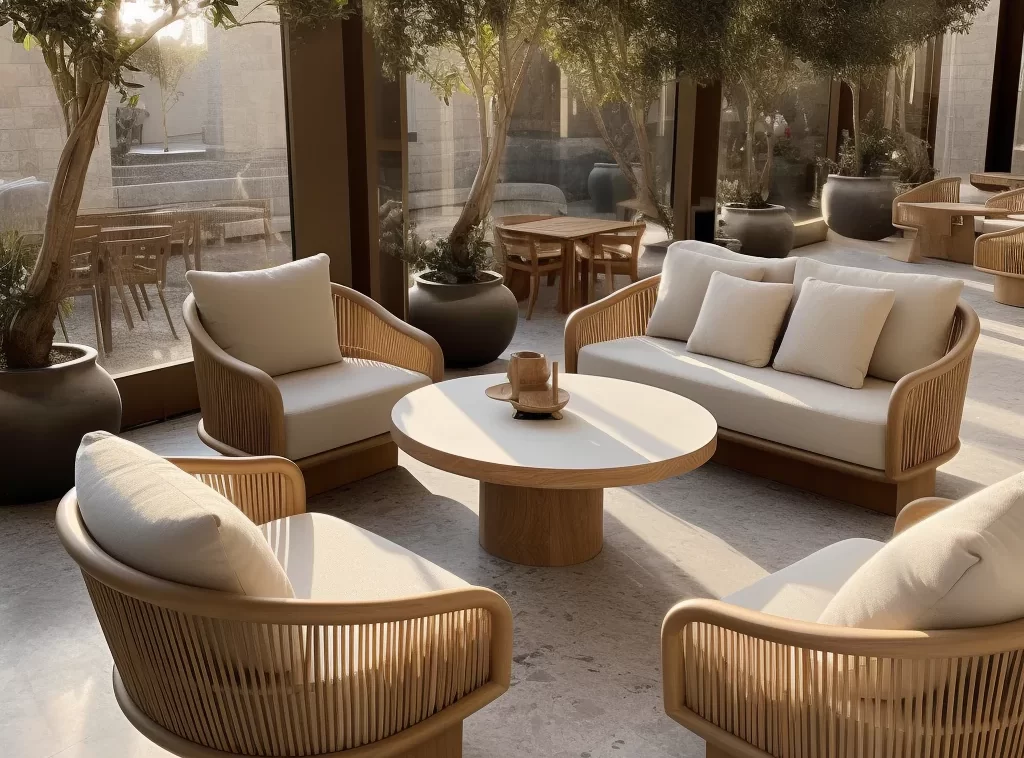 Luxury Hotel Lobby Outdoor Seating - Premium Design for Modern Spaces-3 Luxury Hotel Lobby Outdoor Seating - Premium Design for Modern Spaces-3