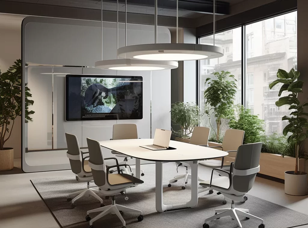 Modular Commercial Office Conference Table: Customizable Configurations with Cable Management Modular Commercial Office Conference Table: Customizable Configurations with Cable Management