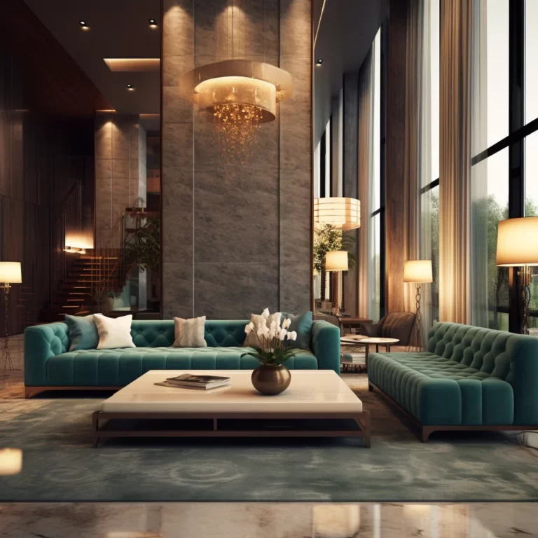 Vintage Art Deco Sofa for Luxury Villas: Gatsby-Era Glamour in Velvety Emerald