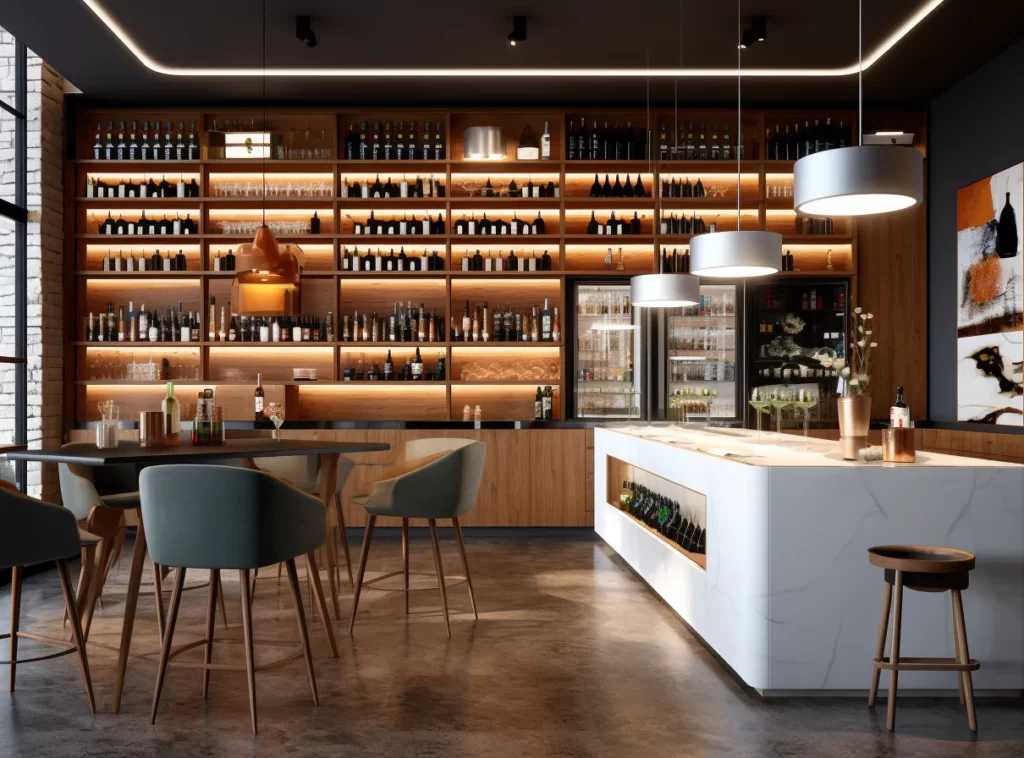 Transform Your Bar: Modern Counters for Distinctive Restaurant Spaces-5 Elevate Your Space: Customized Restaurant Bar Counters for Unique Ambiances-5