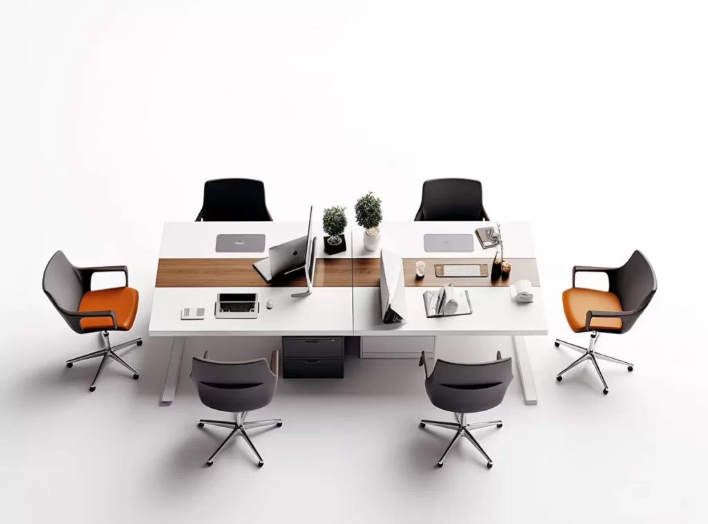 Compact Contemporary Office Workstation - Ergonomic Design, Charcoal Gray, Hidden Storage-4 Tailored Office Workstation Solution - Integrated Cable Management, Personalized Storage Options-5