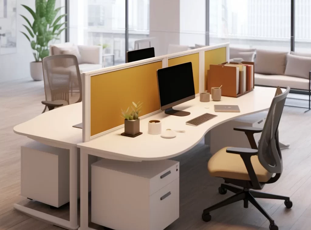 Compact Contemporary Office Workstation - Ergonomic Design, Charcoal Gray, Hidden Storage-7 Tailored Office Workstation Solution - Integrated Cable Management, Personalized Storage Options-2