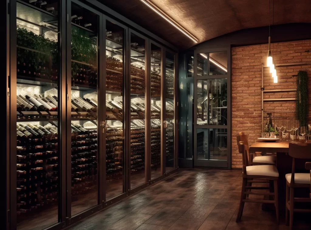 Sleek Wine Showcases: Modern Restaurant Wine Storage Solutions-4 Tailored Wine Haven: Custom Storage Solutions for Restaurants-3