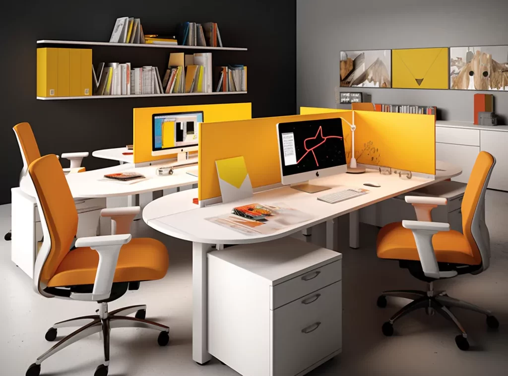 Compact Contemporary Office Workstation - Ergonomic Design, Charcoal Gray, Hidden Storage-2 Tailored Office Workstation Solution - Integrated Cable Management, Personalized Storage Options-6