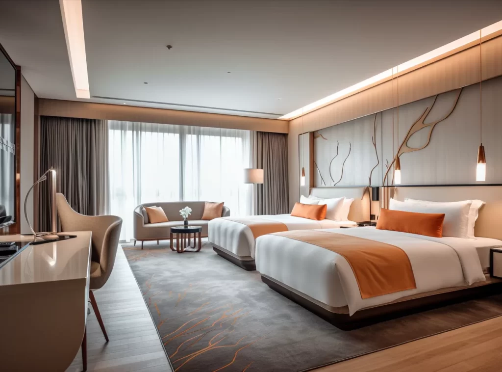 Bulk Buy Opportunity: Hotel Guestroom Furniture - Modern Appeal with Sturdy Construction-2 Masterful Craftsmanship: Custom Hotel Guestroom Furniture Selectio-1