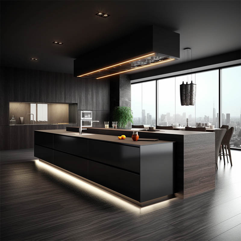 luxury custom kitchen cabinets from China