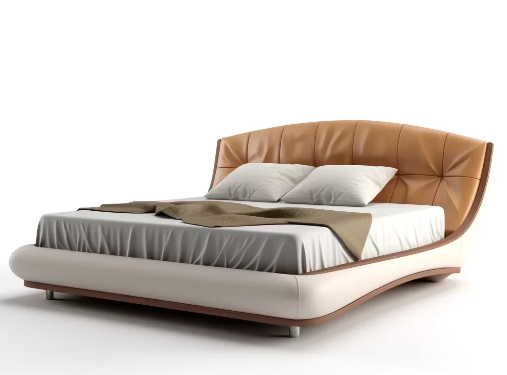 Full House Furniture - Modern Upholstered Bed, King Size, Sleek Platform Design, Charcoal Gray-5 Full House Furniture - Modern Upholstered Bed, King Size, Sleek Platform Design, Charcoal Gray-5