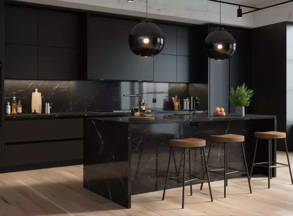 Modern Black Kitchen Cabinet with Soft-Close Drawers: Compact & Versatile for Every Space Modern Black Kitchen Cabinet with Soft-Close Drawers: Compact & Versatile for Every Space