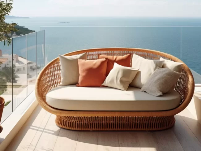 Premium Rattan Hotel Outdoor Sofas: Modular Design with Weather-Resistant Cushions