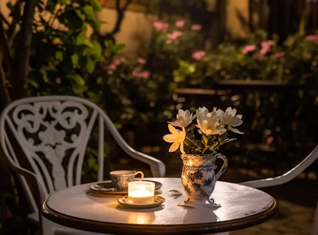 Vintage Wrought Iron Hotel Outdoor Tables: Ornate Detailing with Weatherproof Finish-4 Vintage Wrought Iron Hotel Outdoor Tables: Ornate Detailing with Weatherproof Finish-4