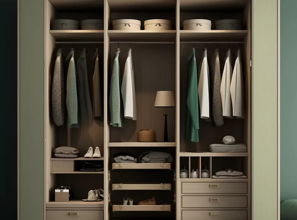 Full House Furniture - Modern black wardrobe with matte skin-like finish and spacious double hanging area, perfect for the modern home-5 Full House Furniture - Modern black wardrobe with matte skin-like finish and spacious double hanging area, perfect for the modern home-5