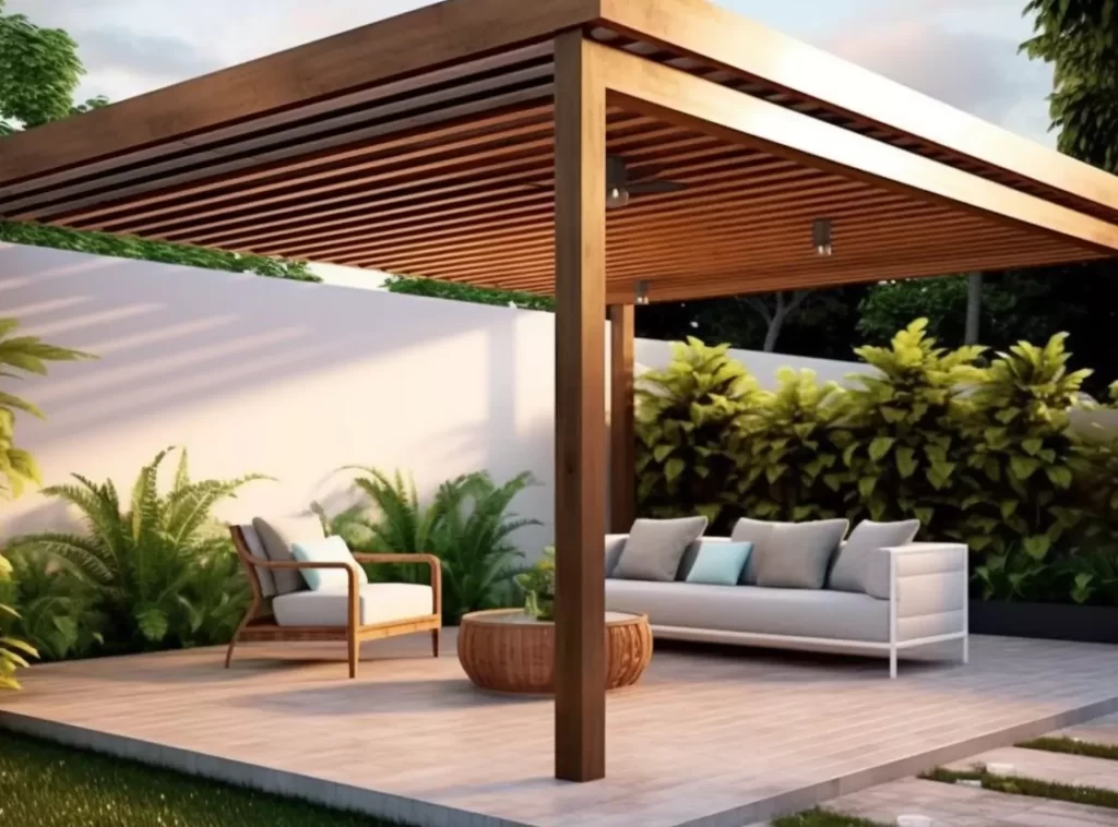 Modern Aluminum Hotel Outdoor Pergolas: Sleek Matte Finish with Retractable Canopy-3 Modern Aluminum Hotel Outdoor Pergolas: Sleek Matte Finish with Retractable Canopy-3