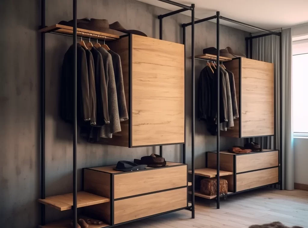 Full House Furniture - Modern black wardrobe with matte skin-like finish and spacious double hanging area, perfect for the modern home-6 Full House Furniture - Modern black wardrobe with matte skin-like finish and spacious double hanging area, perfect for the modern home-6