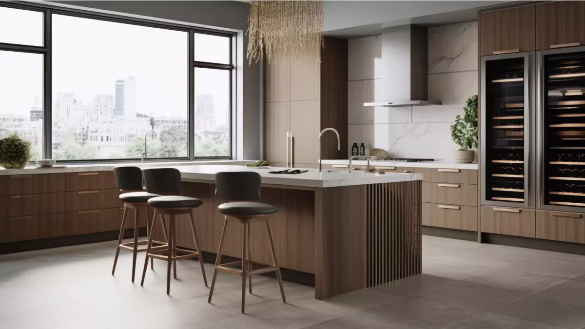 Gabinete de cocina de lujo hecho a mano: roble vintage con manijas de latón  antiguo - Gabinetes HSM, image size:1200x675