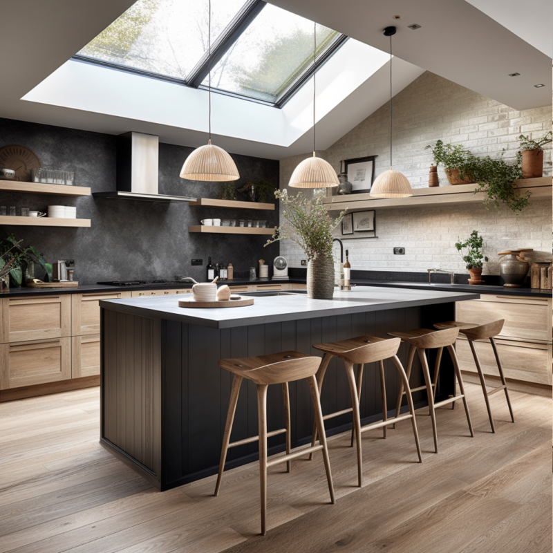 Luxury Black Kitchen Cabinets | Modern Black Kitchen Cabinets