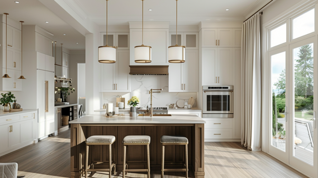 (2024) White Kitchen Cabinets with Beige Countertops Ideas