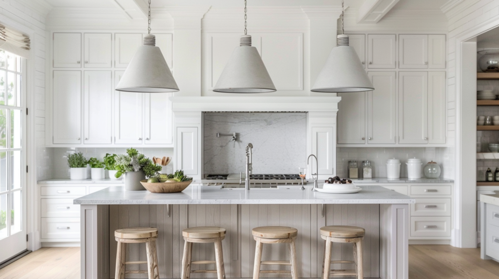 22+ White Kitchen Cabinets with Gray Countertops Ideas and Tips