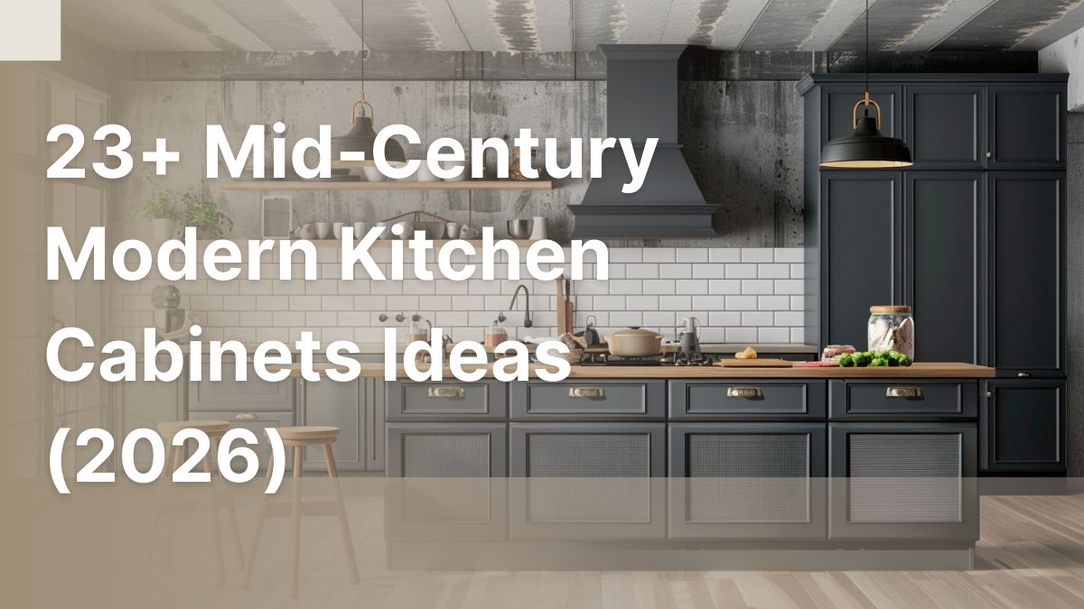 Mid-Century Modern Kitchen Cabinets Ideas
