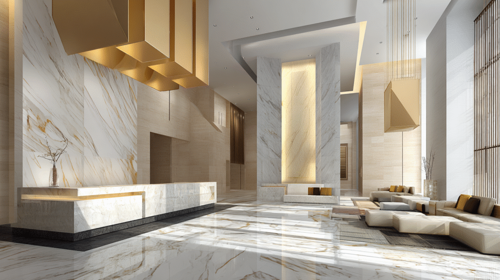 Minimal Luxury for the hotel lobby