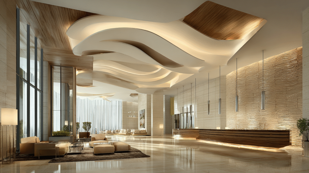 lighting magic for the hotel lobby design